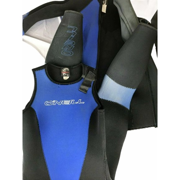 TWO Wetsuits, Blue Black 7mm Neoprene O'neil Scuba 12